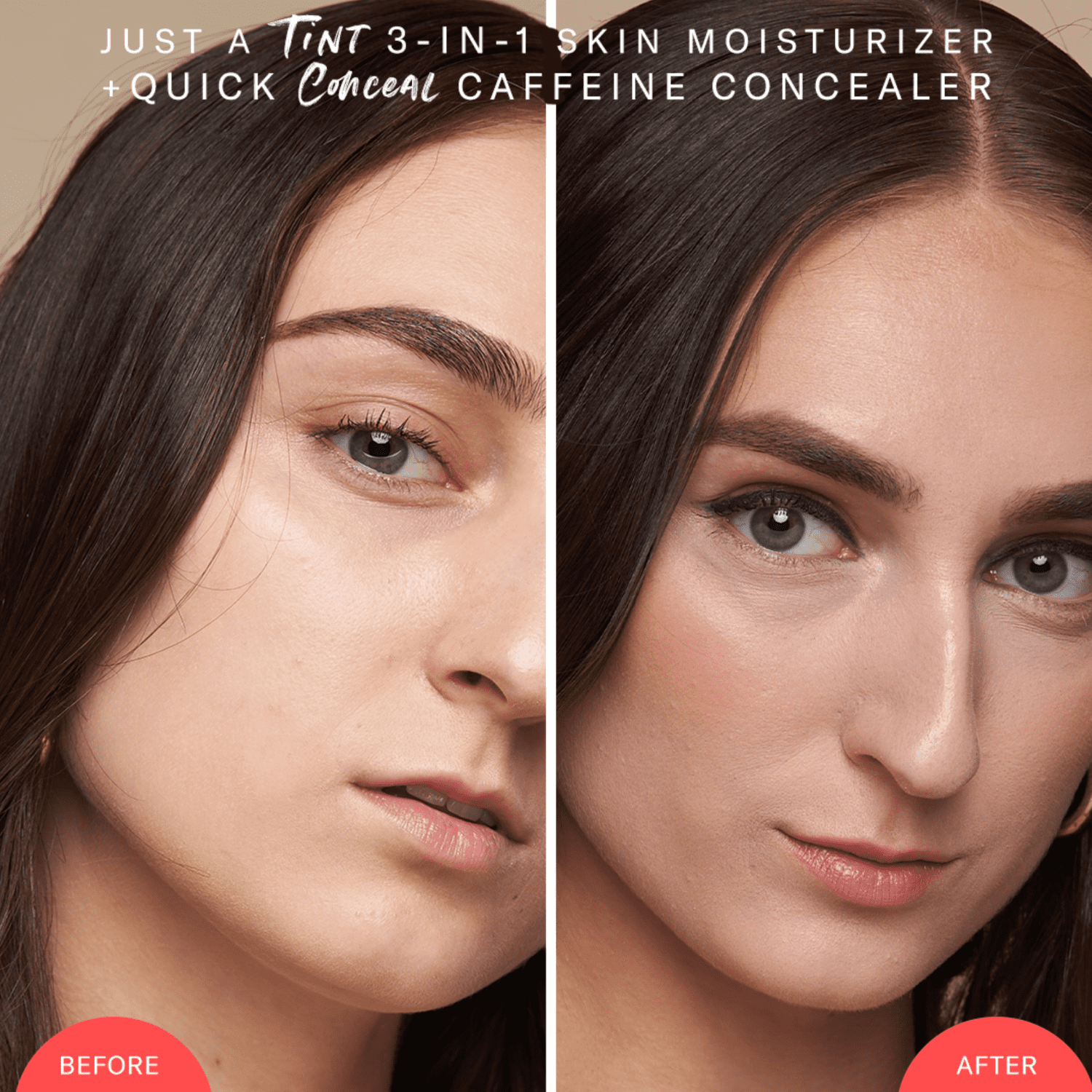 The Lip Bar Just a Tint 3-in-1 Tinted Skin Conditioner, Vanilla Bean, SPF 11, with Hyaluronic Acid