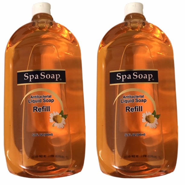 2 Spa Antibacterial Liquid Soap Refill 32 Fl oz Bottles Each Walmart