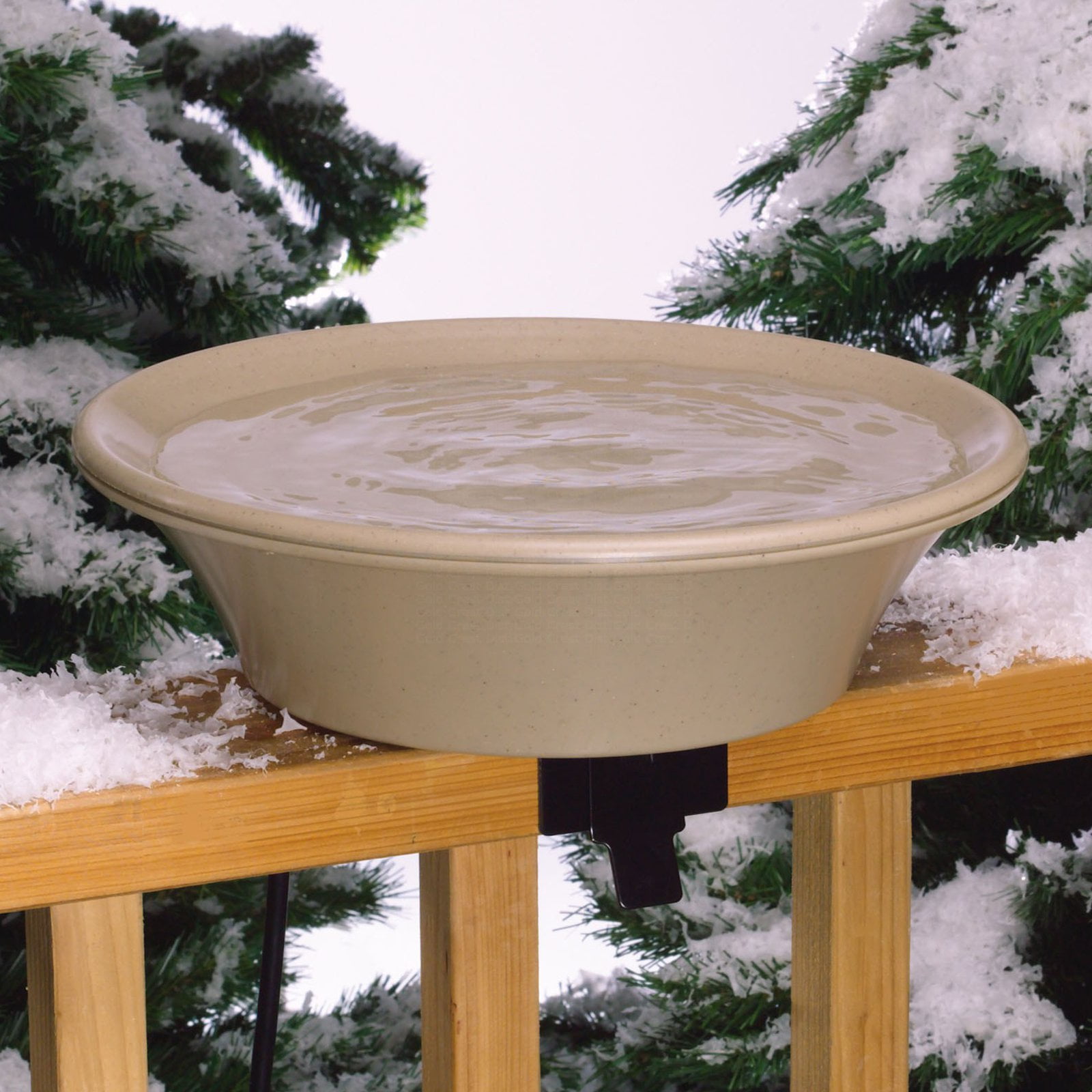API 14" Heated Birdbath with EZ-Tilt Deck Mount by MILLER