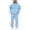 Sky Blue, variant on GiLiling Hoodie Sweatsuit Set for Boys Girls 2 Piece Hooded Sweatshirt Jogger Sweatpants Tracksuit Kids Athletic Solid Outfits (Sky Blue, 7-8 Years)