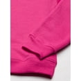thumbnail image 3 of Hanes Girls ComfortSoft EcoSmart Crewneck Sweatshirt, S, Amaranth, 3 of 4