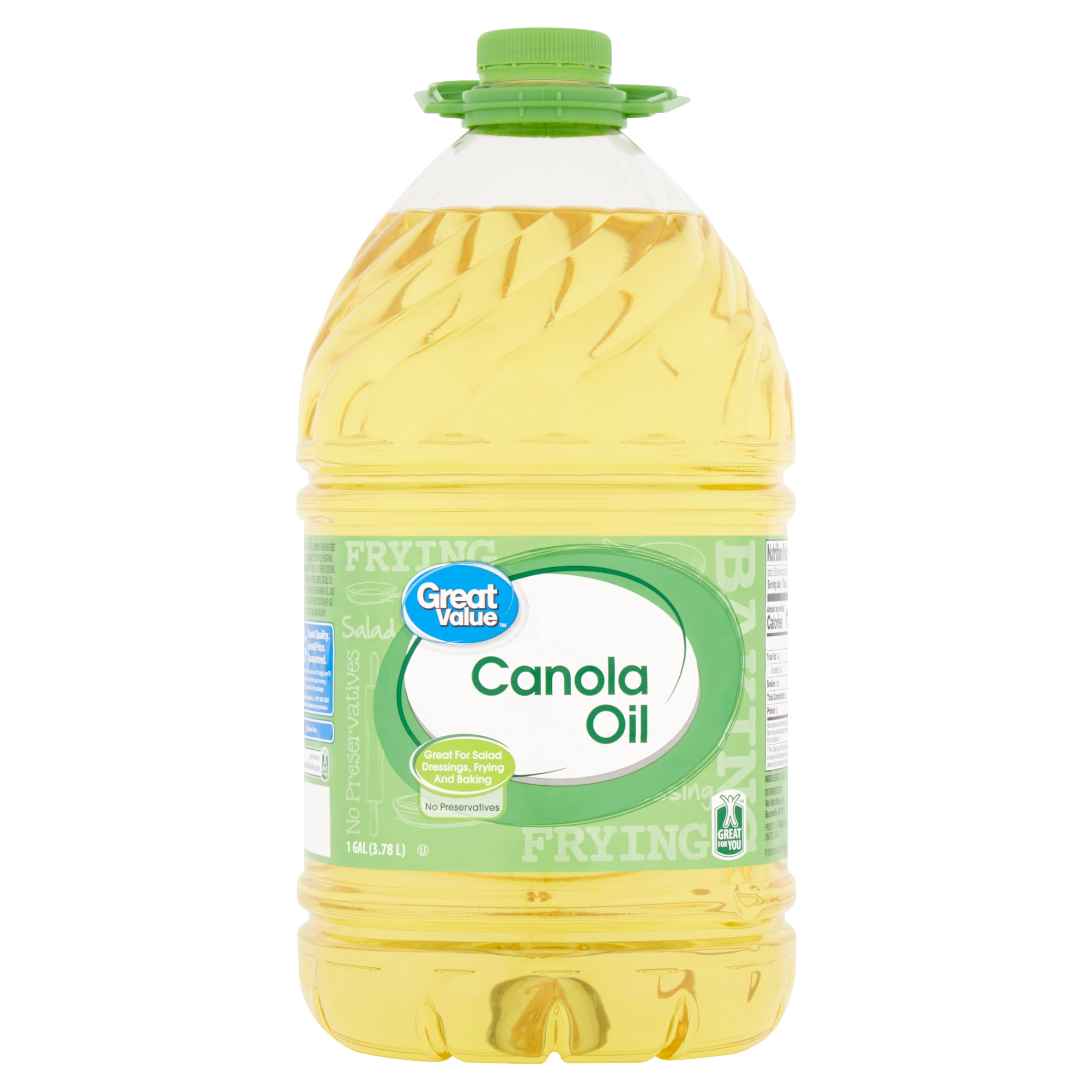 Great Value Canola Oil 1 Gal Walmart Com