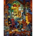 thumbnail image 2 of Bell, Bill 26x32 Gold Ornate Wood Framed with Double Matting Museum Art Print Titled - Clock Doc, 2 of 4