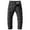 Black, variant on Men's Pants Big And Tall Jeans Fashion Casual Comfy Solid Pocket Bandage Drawstring Regular Pants