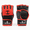 Red, variant on Invicto Shadow Fury MMA Gloves – Genuine Leather, Professional Training & Sparring Gloves, Adjustable Wrist Support, Sizes S–XL