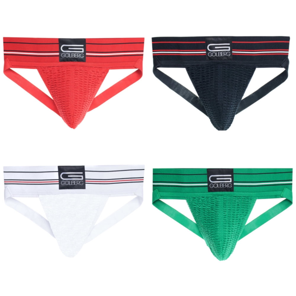 Golberg GOLBERG Men s Athletic Supporters 4 Pack In Assorted Colors 