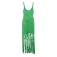 thumbnail image 6 of fatyb Women's Swimsuit Cover up with Tassels Scoop Neck Swimwear Coverup Sleeveless Beach Vacation Dress, 6 of 6