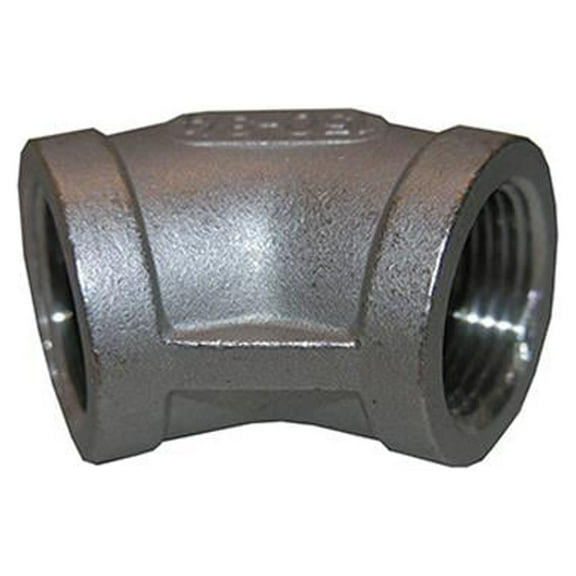 Lasco 32-2309 Stainless Steel 45-Degree Pipe Elbow, 3/4 In. - Quantity 6