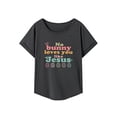 thumbnail image 1 of Camiseta para mujer con cuello redondo, ropa de calle, camiseta básica elegante para el trabajo, playa, mujer L, 1 of 7