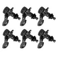 thumbnail image 5 of String Tuning Key, String Sealed Practical Black Guitar Locking Tuners For Electric Or Acoustic Guitars 6Pcs Left Tuners, 5 of 8