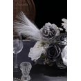 thumbnail image 4 of Set de Flores Artificiales Serwalin Gris de Seda con Tallos para Bodas, 4 of 5