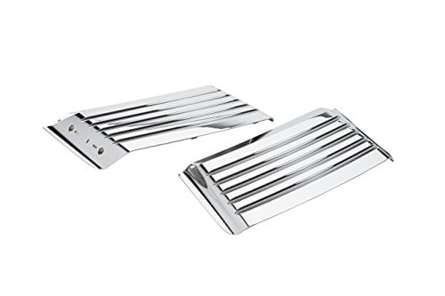 GM Accessories 19155975 Heavy Duty Louver Hood Moldings in Chrome 