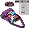 thumbnail image 2 of Crossbody Purse Bag Fabric Nylon Multi Pocket Tote Ladies Messenger Handbag, 2 of 2