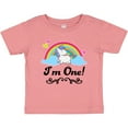 thumbnail image 3 of Inktastic 1st Birthday Unicorn Rainbow 1 Year Old Party Girls Baby T-Shirt, 3 of 5
