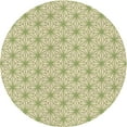 thumbnail image 1 of Ahgly Company Machine Washable Indoor Round Transitional Khaki Gold Area Rugs, 4' Round, 1 of 1