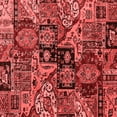 thumbnail image 1 of Ahgly Company Indoor Square Abstract Red Modern Area Rugs, 5' Square, 1 of 4