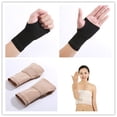 thumbnail image 3 of 1Pcs Gants de Compression Nude/noir pour Douleur au Poignet, Fatigue et Arthrite, 3 of 5