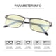 thumbnail image 5 of Gafas para Hombre YIMI Antiluz Azul para Computadora y Gaming, Montura Metálica con Protección Anti-fatiga Visual, Lentes Transparentes (Protección para Gaming), 5 of 7