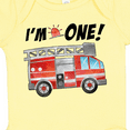 thumbnail image 4 of Inktastic I'm 1 Fire Truck 1st Birthday Boys or Girls Baby Bodysuit, 4 of 5