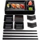 thumbnail image 1 of Juego de platos de sushi Pumtus, 16 piezas de melamina con plato para salsa, 1 of 7