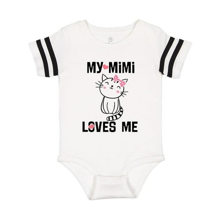 

Inktastic Mimi Loves Me Grandchild Girls Gift Baby Girl Bodysuit