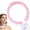 B, variant on Neck Cooling Tube, Wearable Neck Cooling Ring for Hot Weather, Reusable Ice Ring Neck Cooler for Outdoor Workers, Neck Ice Pack Wrap for Summer Heat, Pink