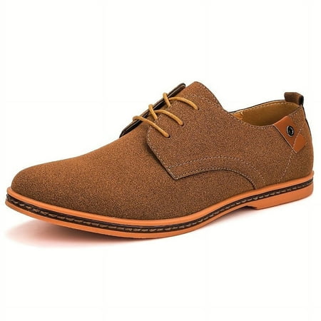 

LJHHH 2024 Men s Faux Suede Business Formal Wedding Derby Shoes Lace-up Front Dress Shoes For Men Black Tie Optional Events