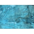 thumbnail image 1 of Ahgly Company Indoor Rectangle Oriental Light Blue Industrial Area Rugs, 2' x 3', 1 of 4