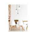 thumbnail image 2 of Living District Destry 18.5 Inch Pendant Clear Shade in Satin Gold, 2 of 10