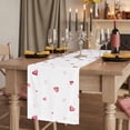 thumbnail image 2 of Table Runners 72 Inches Long Dress Scarves, Valentine's Day Farmhouse Kitchen Table Runner, Coffee Tablerunners, Red Love Heart Romantic Watercolor 14x72 Inch, 2 of 9