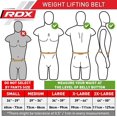 thumbnail image 4 of RDX Weight Lifting Belt Nappa Leather, 4” Padded Lumbar Back Support, 11 Adjustable Holes, Bodybuilding Functional Training, Powerlifting Deadlifts Workout Squats Exercise, Home Gym Fitness Equipment, 4 of 6