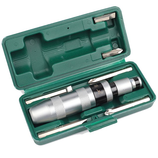 Destornillador de impacto profesional de 8 piezas con puntas cuadradas de 1/2" TUNC Sencillez