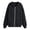 Black, variant on HomeDM Unisex Full-Zip Hoodie Solid Color Long Sleeve Sweatshirt with Front Pockets for Boys and Girls