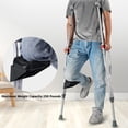 thumbnail image 4 of Rodillera ajustable para muletas: ayuda a aliviar el dolor y las fracturas tras una cirugía de rodilla, ideal para personas mayores discapacitadas., 4 of 5