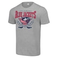 thumbnail image 2 of Men's Starter Heather Gray Columbus Blue Jackets Team Logo Graphic T-Shirt, 2 of 3