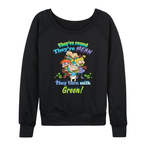 Rugrats - They're Round, They're Mean - Women's Lightweight French Terry Long Sleeve Shirt