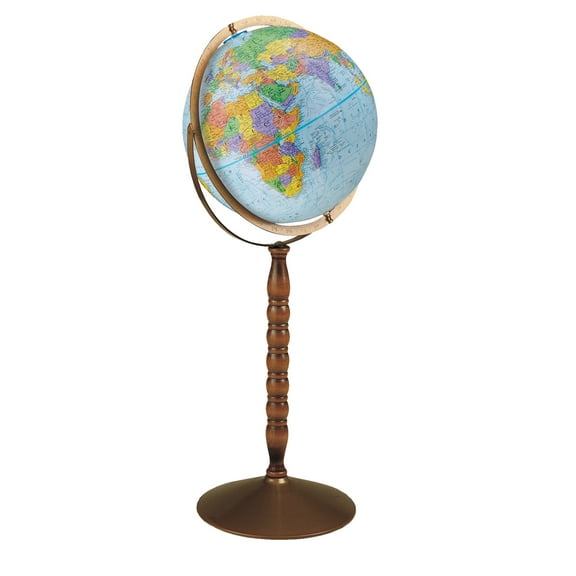 Replogle Treasury Blue Ocean Raised Relief Floor World Globe