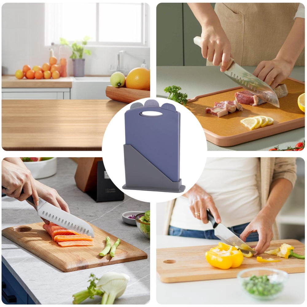Ksruee Cutting Boards 3 Piece Food Tray Cutting Chopping Board for Fruit Home Wedding Cheese Apartment Picnic Camping Countertop Sink Stove Cabinet Cooking Turkey Steak