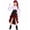 #90White, variant on Kids Pirate Costumes Pirate Dress Up for Girl Fairy Medieval Renaissance Outfits Waist Belt & Headscarf
