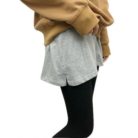 

FOCUSNORM Women s Shirt Extender Adjustable Layered Fake Mini Skirt Underskirt