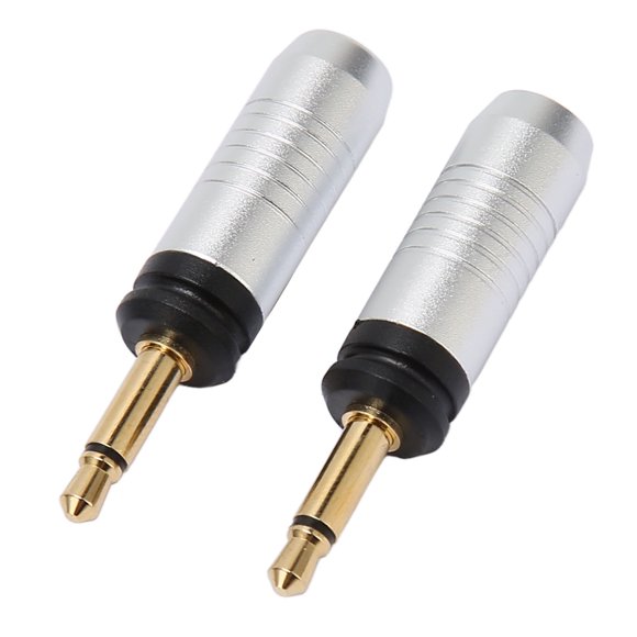 3.5mm Repair Plug Gold Plated Male Mono Plug for Focal Clear Mg Celestee Stellia, Durable Structure, Lossless Sound