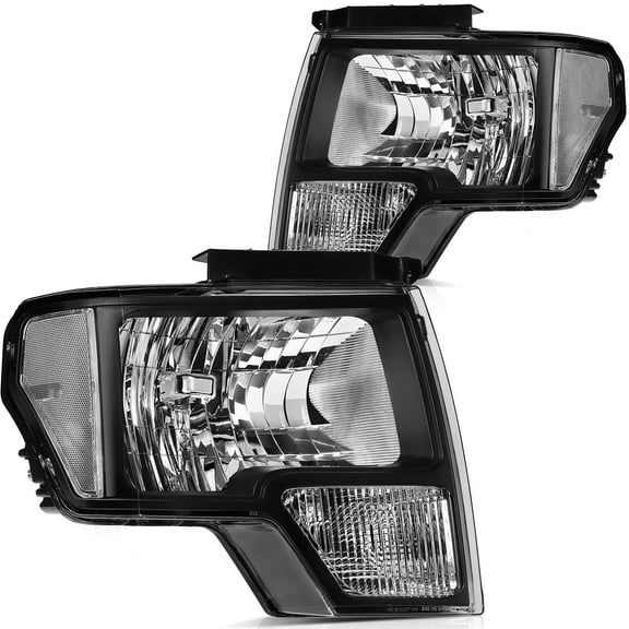 ECCPP Car Headlights Assembly For<font size="4" color="#0000FF"> Ford For F-150 2009-2014 DL3Z13008A Driver and Passenger Side </font>