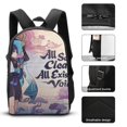 thumbnail image 3 of GENSHIN IMPACT Backpack Learning Milky Way Bookbag with Galactic Lunch System, 3 of 5