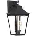 thumbnail image 2 of John Timberland Tagua 17 1/4" High Textured Black 2-Light Outdoor Wall Lantern Light, 2 of 9