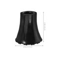 thumbnail image 2 of TABLZONE 4Pcs Cane Ends Plastic Black PVC Crutch Replacement Tips For, 2 of 7