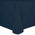 thumbnail image 1 of Ultimate Textile (10 Pack) Cotton-feel 60 x 84-Inch Oval Tablecloth - for Home Dining Tables, Navy Blue, 1 of 3