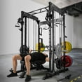 thumbnail image 4 of RitFit M1 Smith Machine with Cable Crossover System, Multi-function Squat Rack Power Cage for Home Gym, Power Rack and Packages, 4 of 9