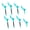 Blue, variant on Yihuala 8Pcs/pack Golfs Tees for Driver Training, Golfs Training Tees Low Resistance More Distance Consistent Height