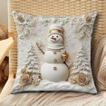 thumbnail image 1 of Funda de almohada con adornos navideños, fundas de cojín de invierno con temática navideña blanca, fundas de cojín decorativas de estilo festivo para sofá cama, sofá de 18 x 18, adornos navideños para, 1 of 4