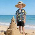 thumbnail image 6 of Dailycode Small Short Sleeve Button Down Shirts Skull Pineapple Avocado Casual Shirt 3-10 Years, 6 of 9